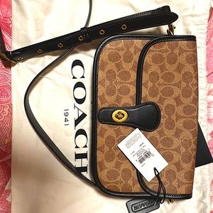 NEW Coach 1941 Signature Turnlock Crossbody